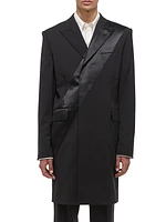 Wool Tuxedo Car Coat