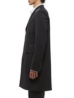 Wool Tuxedo Car Coat