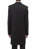 Wool Tuxedo Car Coat