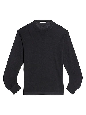 Wool & Silk-Blend Crewneck Sweater