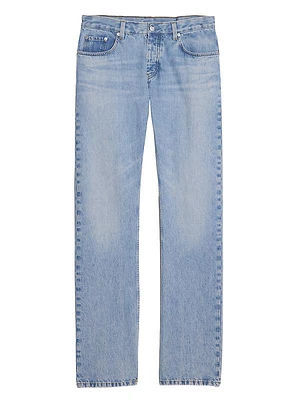 Low-Rise Straight-Leg Jeans