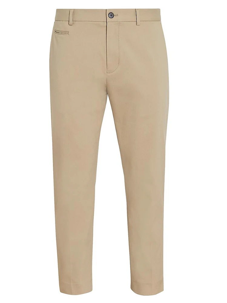 Stretch Cotton-Blend Relaxed-Fit Pants