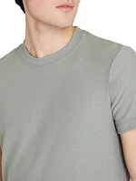 Cotton-Blend Crewneck T-Shirt