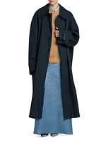 Oversized Cotton Duster Coat