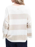 Barbour Vivienne Striped Cotton Knit Sweater