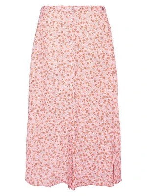 Sandgate Ditzy Floral Midi-Skirt