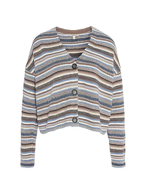 Blakeney Striped Knit Cardigan