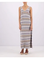 Blakeney Stripe Cotton-Blend Knit Midi-Dress