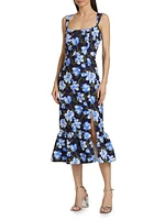 Laura Floral Midi-Dress