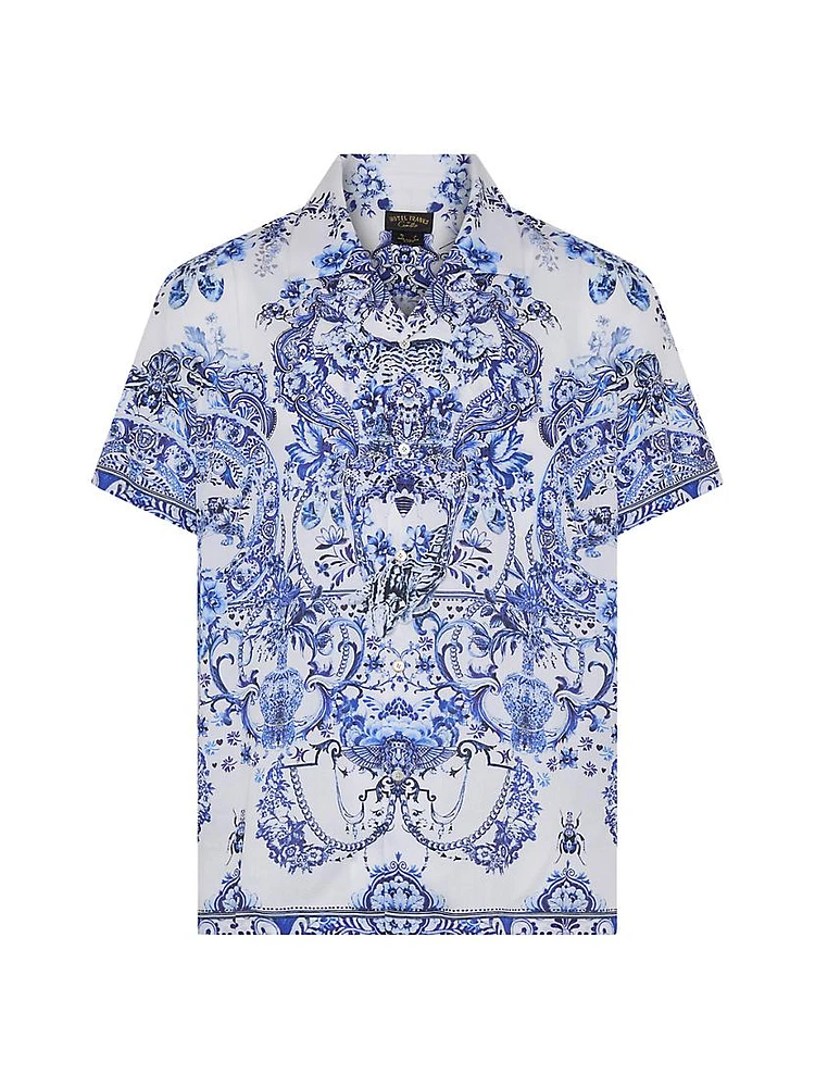 Damask Camp Shirt