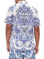 Damask Camp Shirt