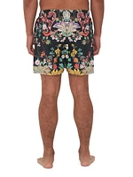 Mid-Length Floral Board Shorts