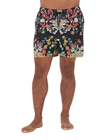 Mid-Length Floral Board Shorts