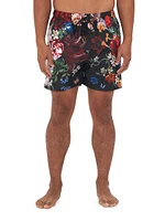 Mid-Length Floral Board Shorts