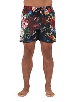 Mid-Length Floral Board Shorts