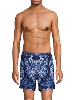 Delft Dynasty Abstract Swim Shorts