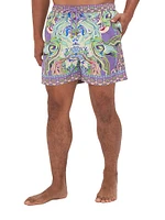 Graphic Mid-Length Board Shorts