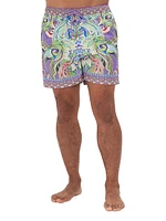 Graphic Mid-Length Board Shorts