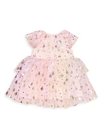 Baby Girl's, Little Girl's & Girl's Memory Lane Fairy Bunny Tiered Party Dress