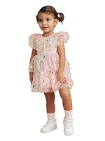 Baby Girl's, Little Girl's & Girl's Memory Lane Fairy Bunny Tiered Party Dress