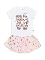 Baby Girl's, Little Girl's & Girl's Memory Lane Fairy Bunny Tulle Skirt