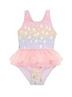 Baby Girl's & Little Girl's & Girl's Fairy Bunny Ballet Swimsuit