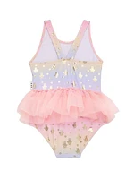 Baby Girl's & Little Girl's & Girl's Fairy Bunny Ballet Swimsuit