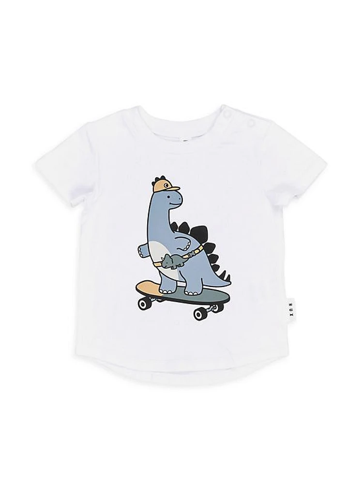 Baby Boy's & Little Boy's Memory Lane Skatin' Dino T-Shirt