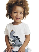 Baby Boy's & Little Boy's Memory Lane Skatin' Dino T-Shirt