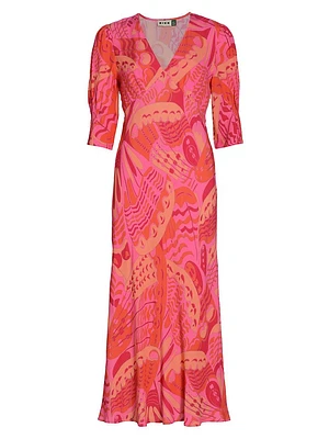 The Spirit Of Palm Beach Zadie Midi-Dress