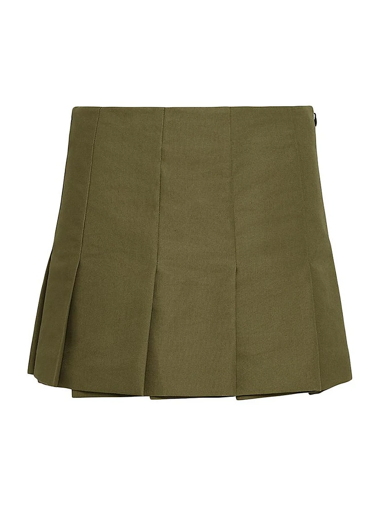 Technical Canvas Miniskirt