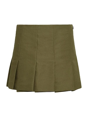 Technical Canvas Miniskirt