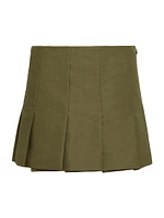 Technical Canvas Miniskirt