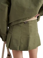 Technical Canvas Miniskirt