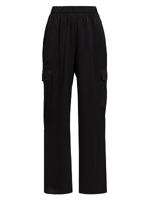 The Sharon Silk Cargo Pant