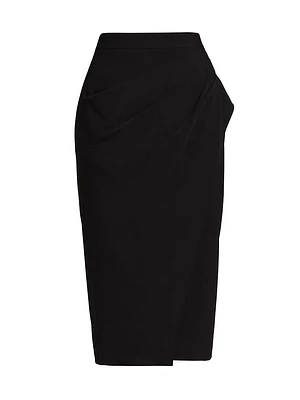 The Vivienne Wrap-Front Skirt