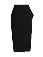 The Vivienne Wrap-Front Skirt