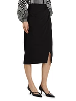 The Vivienne Wrap-Front Skirt