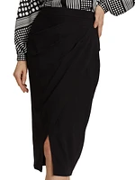 The Vivienne Wrap-Front Skirt