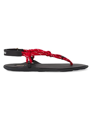 T-Strap Rope Sandals