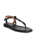 Marcie Leather Thong Sandals