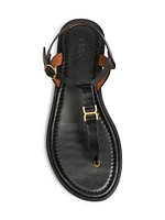 Marcie Leather Thong Sandals