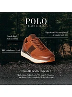 Train 89 Pony-Embossed Leather & Suede Running Sneakers