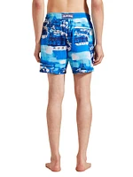 Paris Printed Swim Trunks