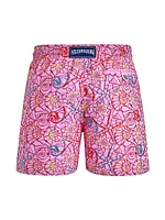 Noumea Sea Embroidered Swim Trunks