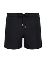 Linen Swim Shorts