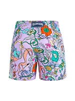 Opimogourou Graphic Swim Trunks