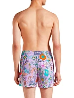 Opimogourou Graphic Swim Trunks