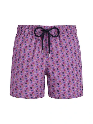 Turtle Print Swim Trunks