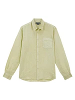 Linen Button-Up Shirt